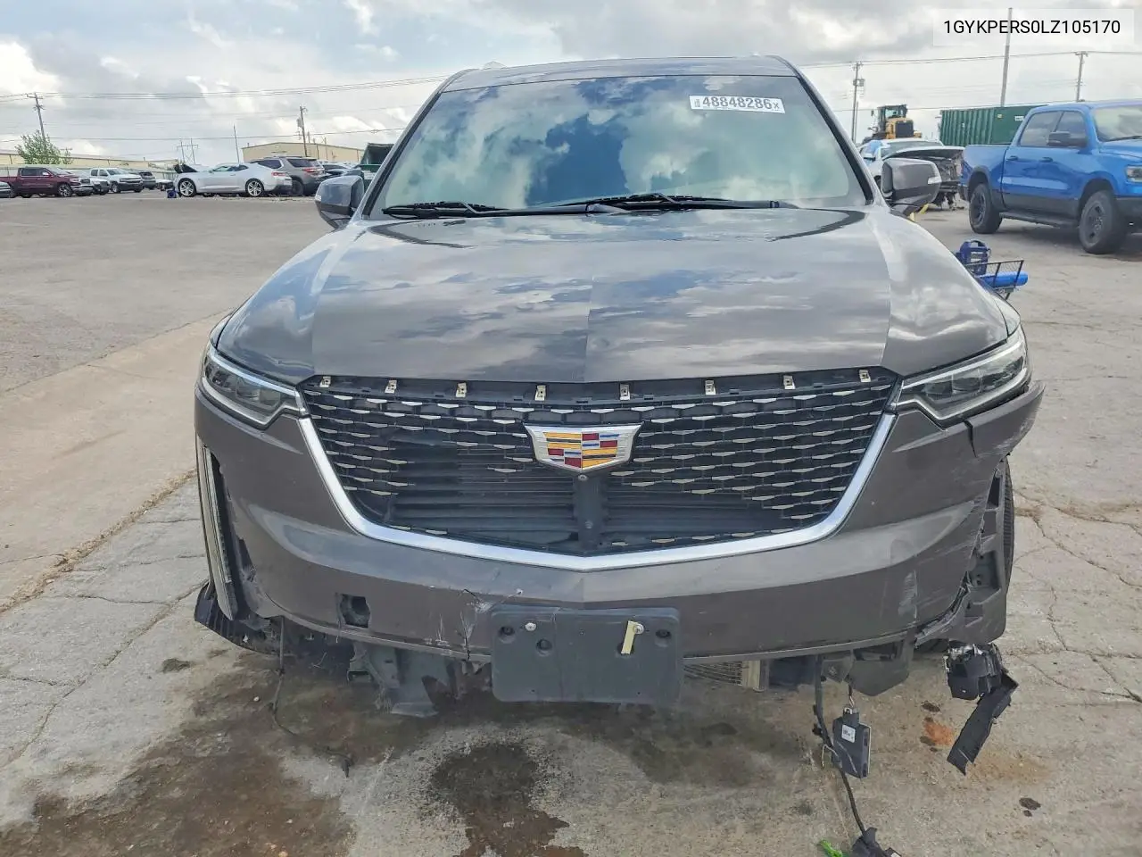 2020 Cadillac Xt6 Platinum Premium Luxury VIN: 1GYKPERS0LZ105170 Lot: 48848286