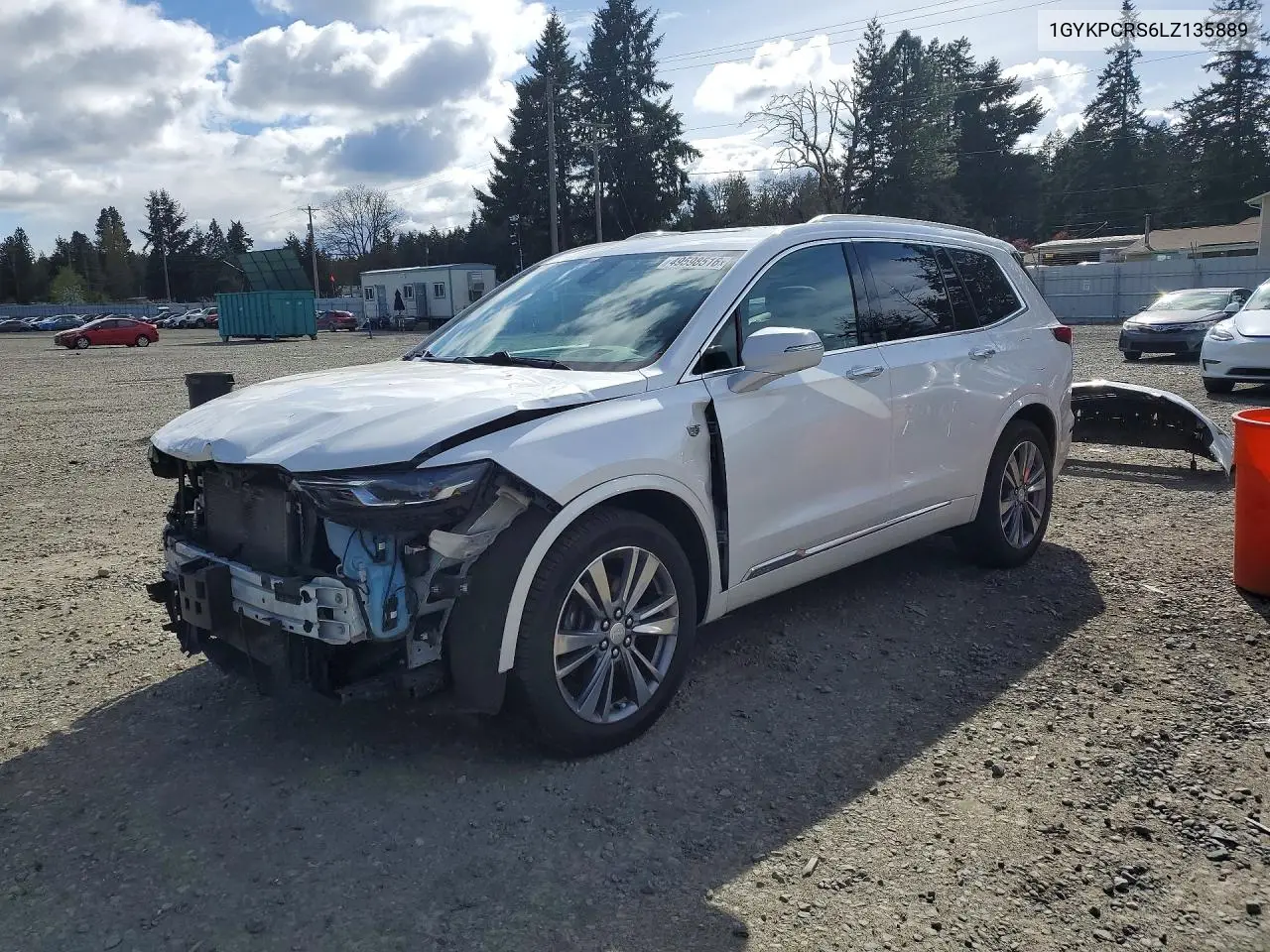 2020 Cadillac Xt6 Premium Luxury VIN: 1GYKPCRS6LZ135889 Lot: 49598516
