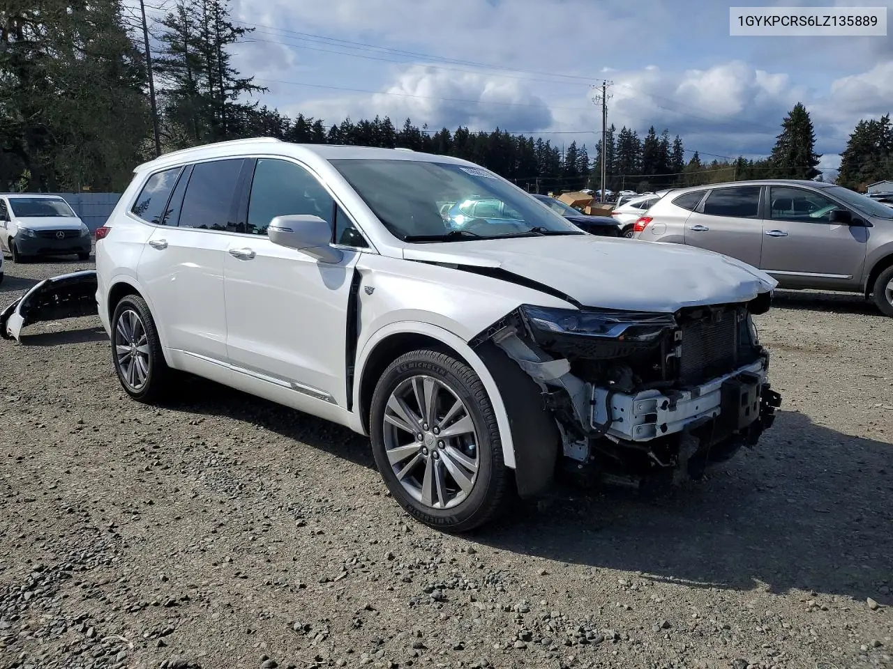 2020 Cadillac Xt6 Premium Luxury VIN: 1GYKPCRS6LZ135889 Lot: 49598516