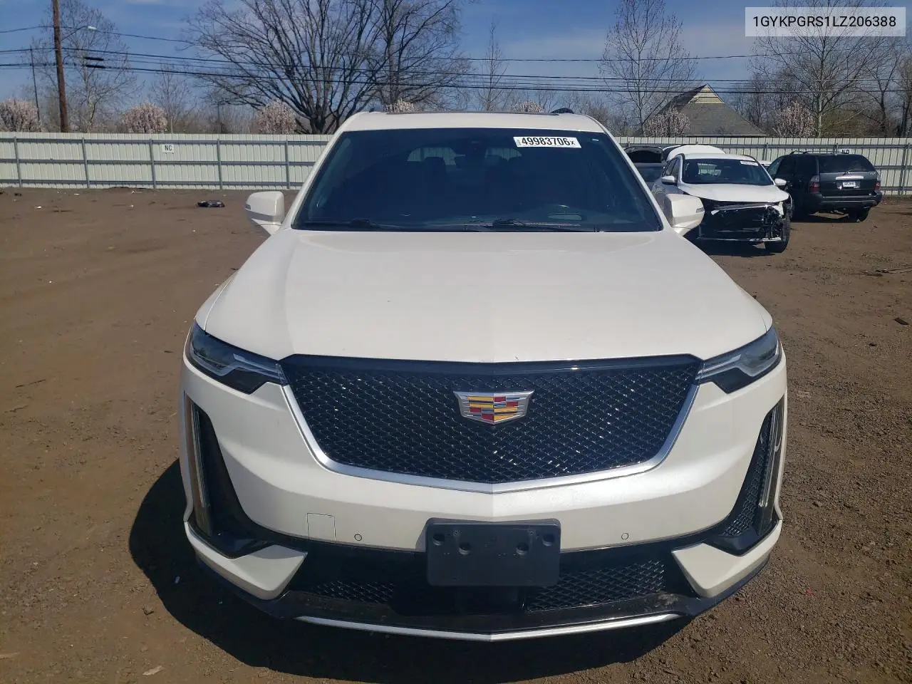 2020 Cadillac Xt6 Sport VIN: 1GYKPGRS1LZ206388 Lot: 49983706