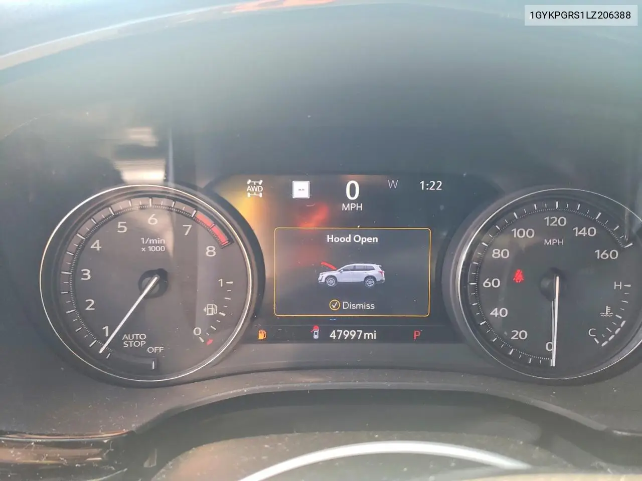 2020 Cadillac Xt6 Sport VIN: 1GYKPGRS1LZ206388 Lot: 49983706