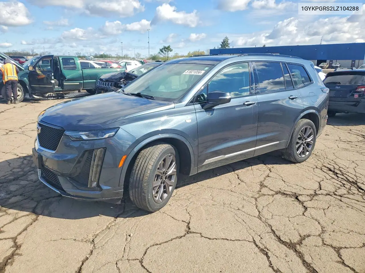 2020 Cadillac Xt6 Sport VIN: 1GYKPGRS2LZ104288 Lot: 51821056