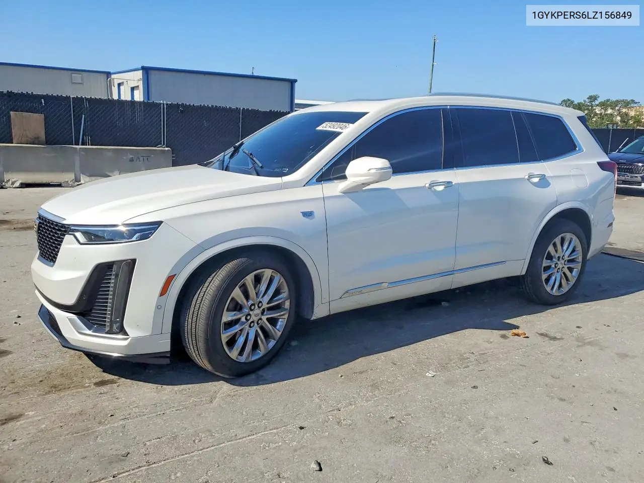 2020 Cadillac Xt6 Platinum Premium Luxury VIN: 1GYKPERS6LZ156849 Lot: 52492046