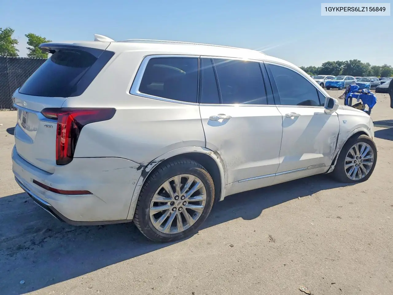 2020 Cadillac Xt6 Platinum Premium Luxury VIN: 1GYKPERS6LZ156849 Lot: 52492046
