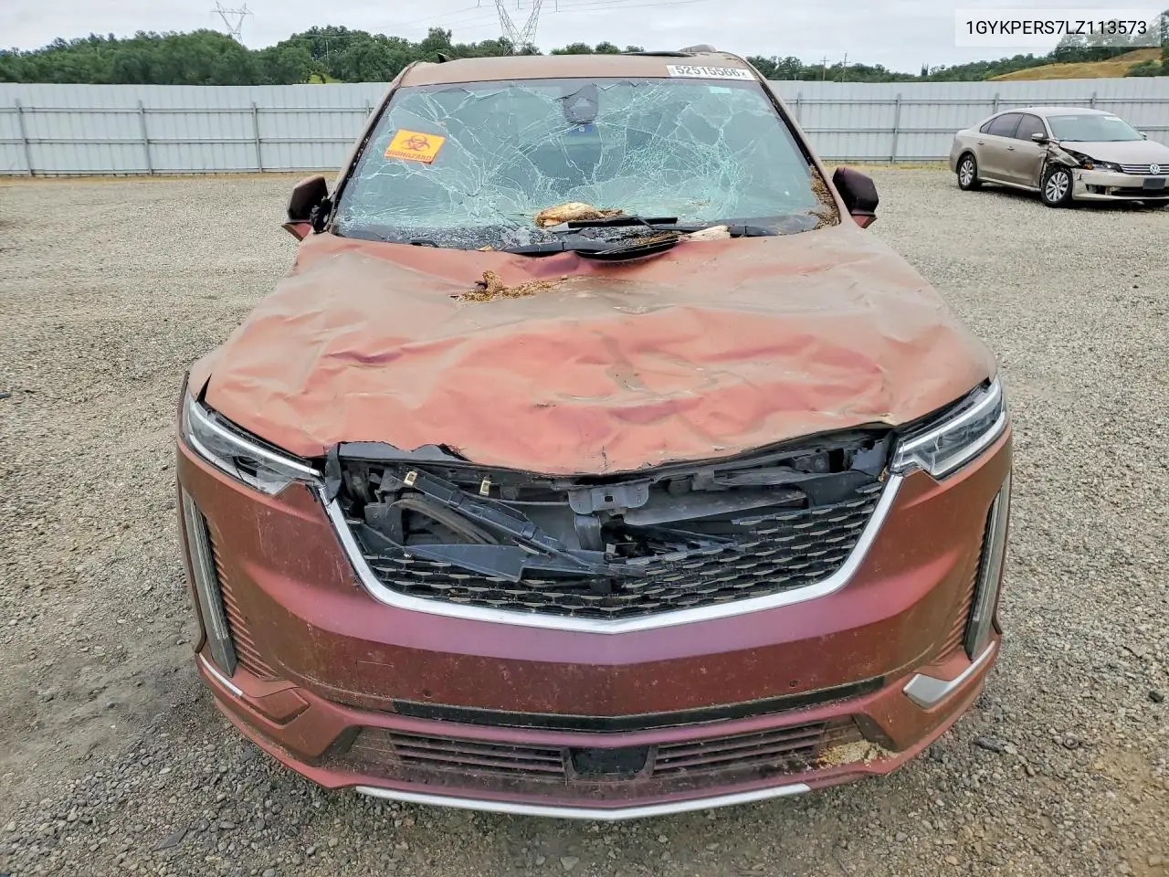 2020 Cadillac Xt6 Platinum Premium Luxury VIN: 1GYKPERS7LZ113573 Lot: 52515566