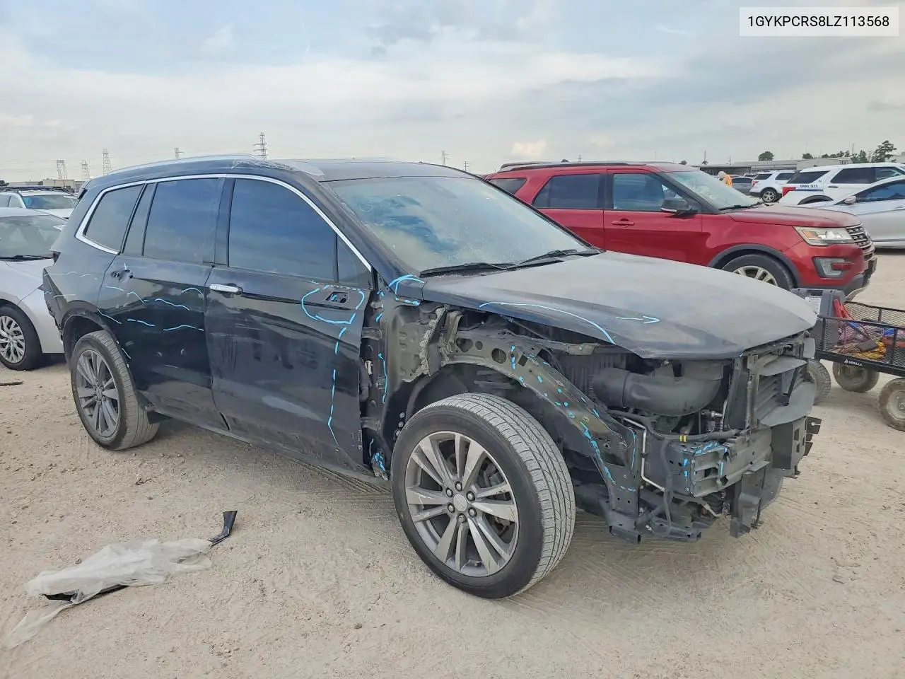 2020 Cadillac Xt6 Premium Luxury VIN: 1GYKPCRS8LZ113568 Lot: 55547886