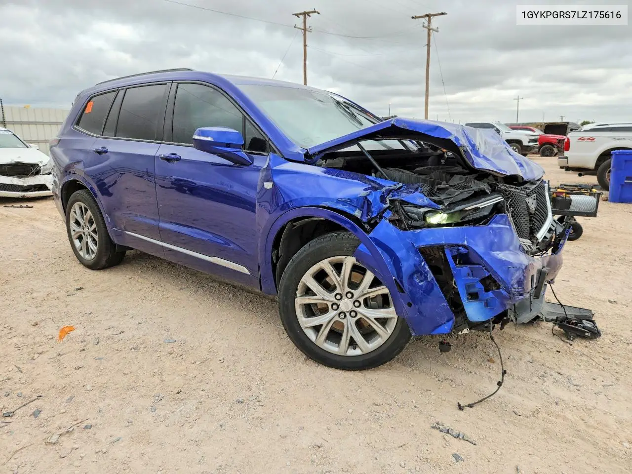 2020 Cadillac Xt6 Sport VIN: 1GYKPGRS7LZ175616 Lot: 57197666