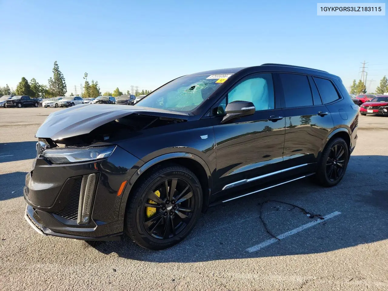 2020 Cadillac Xt6 Sport VIN: 1GYKPGRS3LZ183115 Lot: 57555086