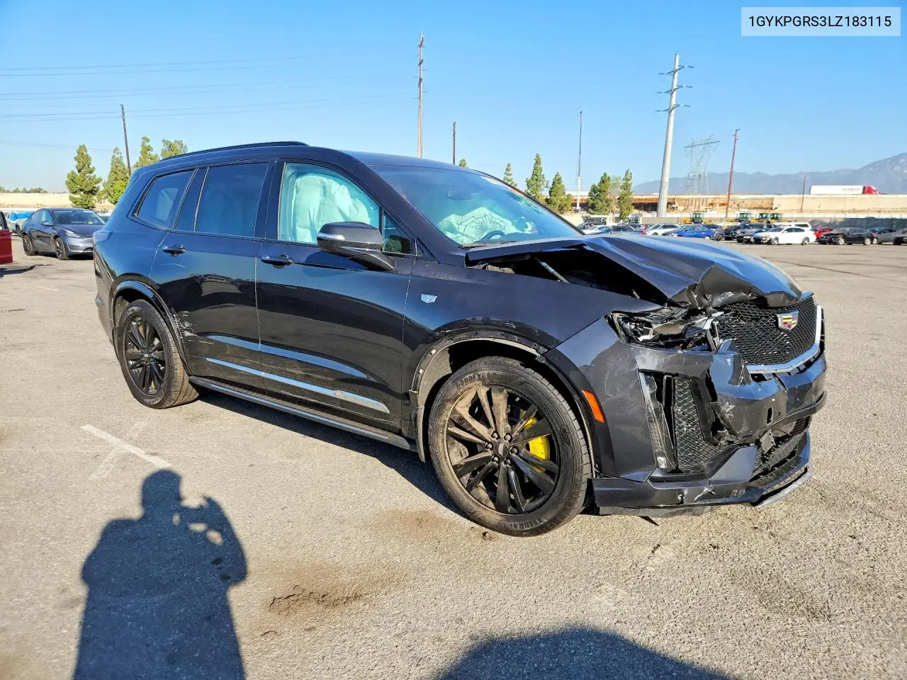 2020 Cadillac Xt6 Sport VIN: 1GYKPGRS3LZ183115 Lot: 57555086