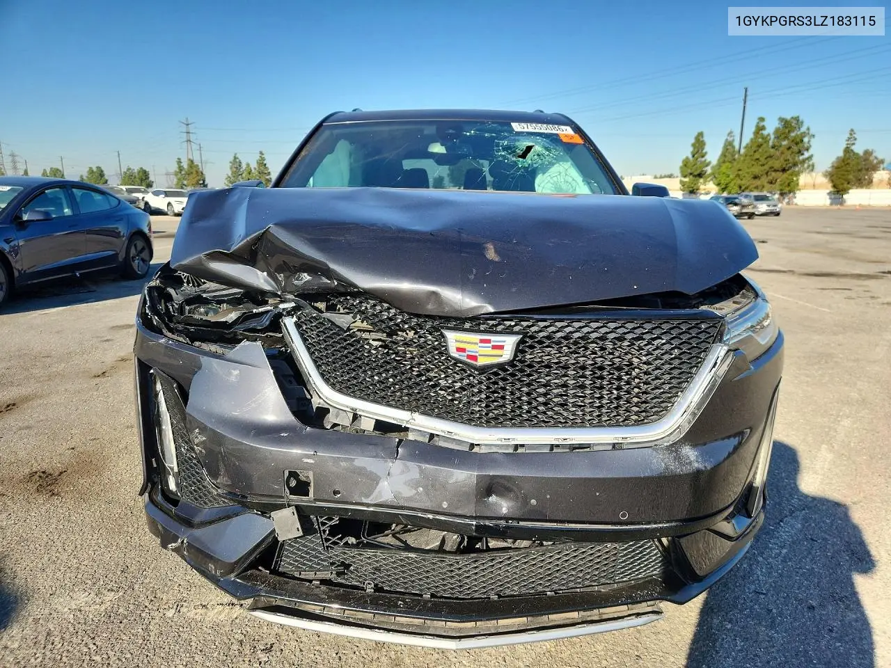 2020 Cadillac Xt6 Sport VIN: 1GYKPGRS3LZ183115 Lot: 57555086