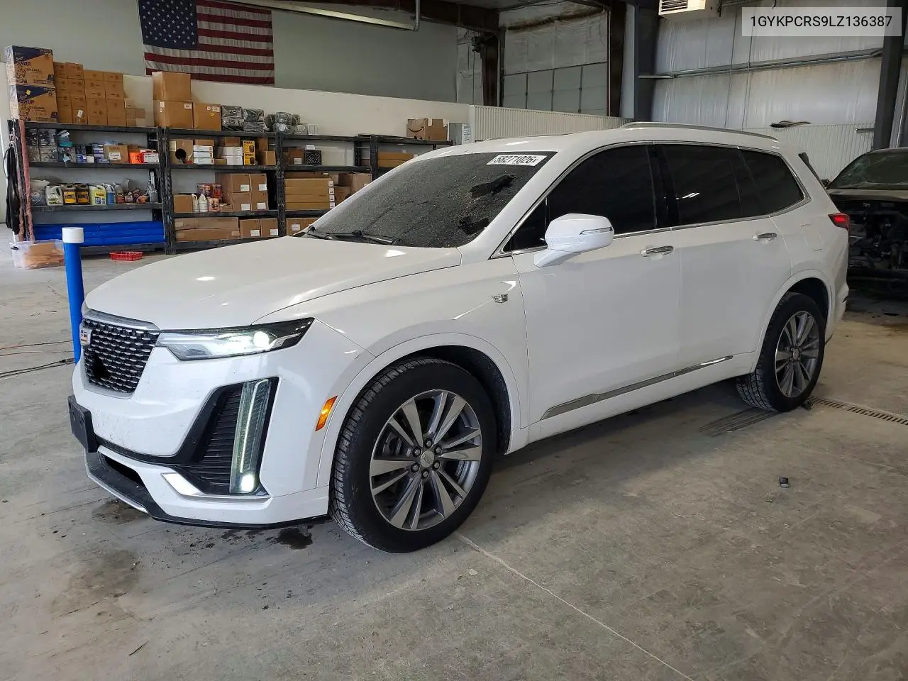2020 Cadillac Xt6 Premium Luxury VIN: 1GYKPCRS9LZ136387 Lot: 58271026