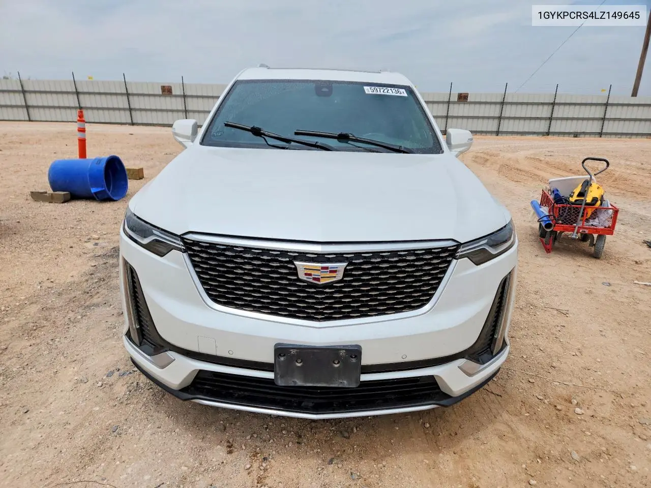 2020 Cadillac Xt6 Premium Luxury VIN: 1GYKPCRS4LZ149645 Lot: 59722136