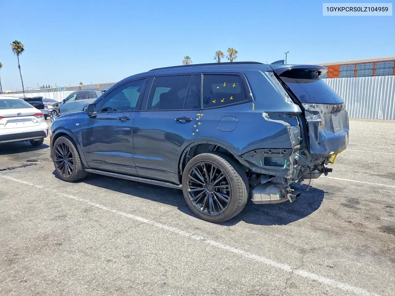 2020 Cadillac Xt6 Premium Luxury VIN: 1GYKPCRS0LZ104959 Lot: 59746996