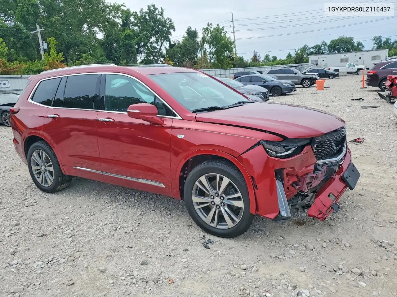 2020 Cadillac Xt6 Premium Luxury VIN: 1GYKPDRS0LZ116437 Lot: 60056486