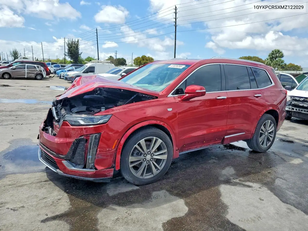 2021 Cadillac Xt6 Premium Luxury VIN: 1GYKPCRSXMZ122029 Lot: 47025286
