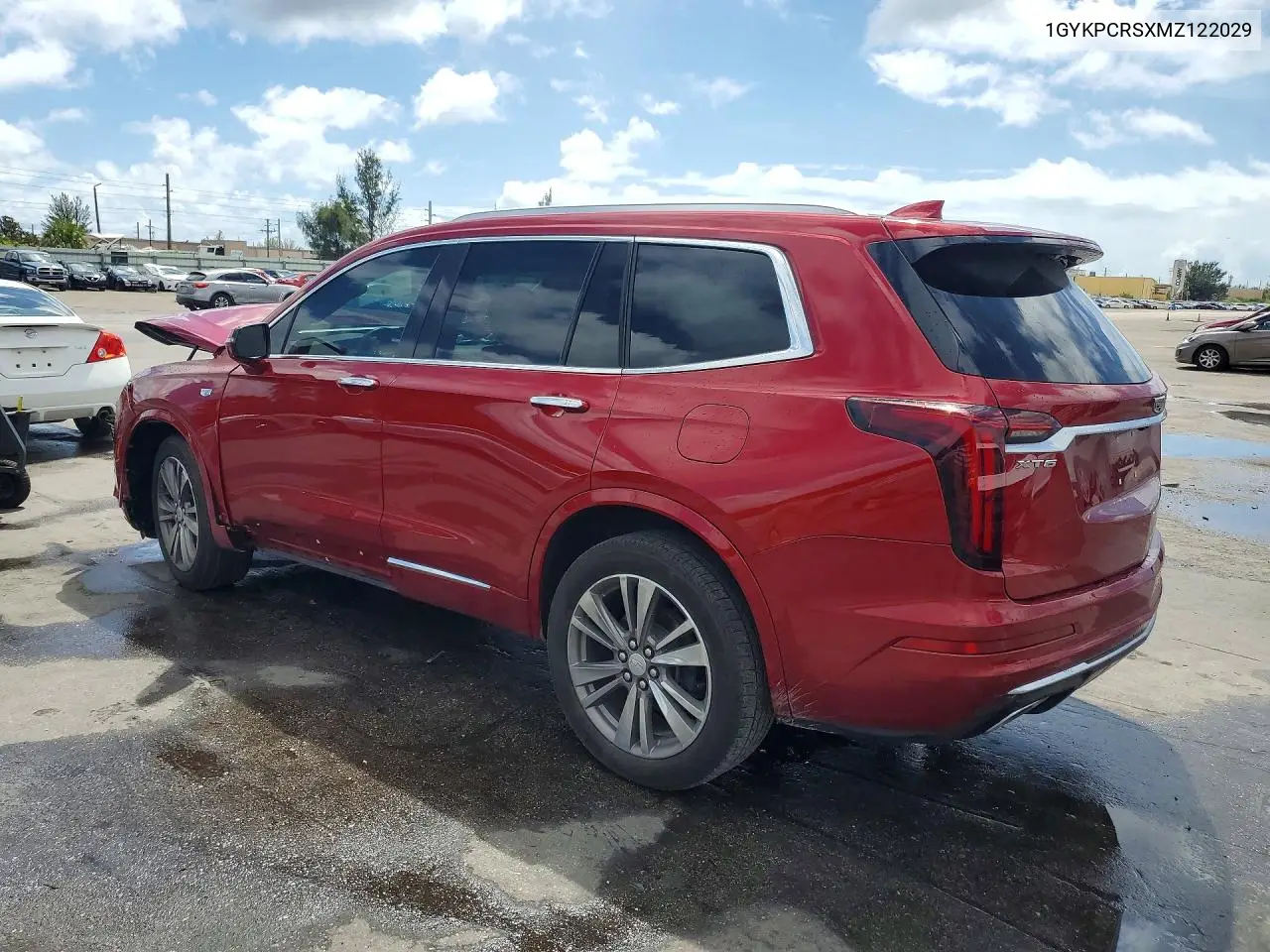 2021 Cadillac Xt6 Premium Luxury VIN: 1GYKPCRSXMZ122029 Lot: 47025286