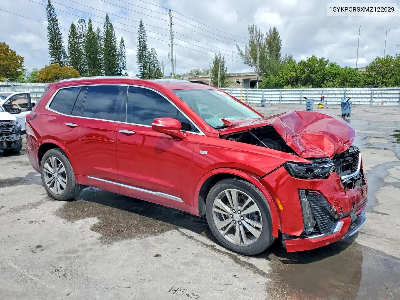 2021 Cadillac Xt6 Premium Luxury VIN: 1GYKPCRSXMZ122029 Lot: 47025286