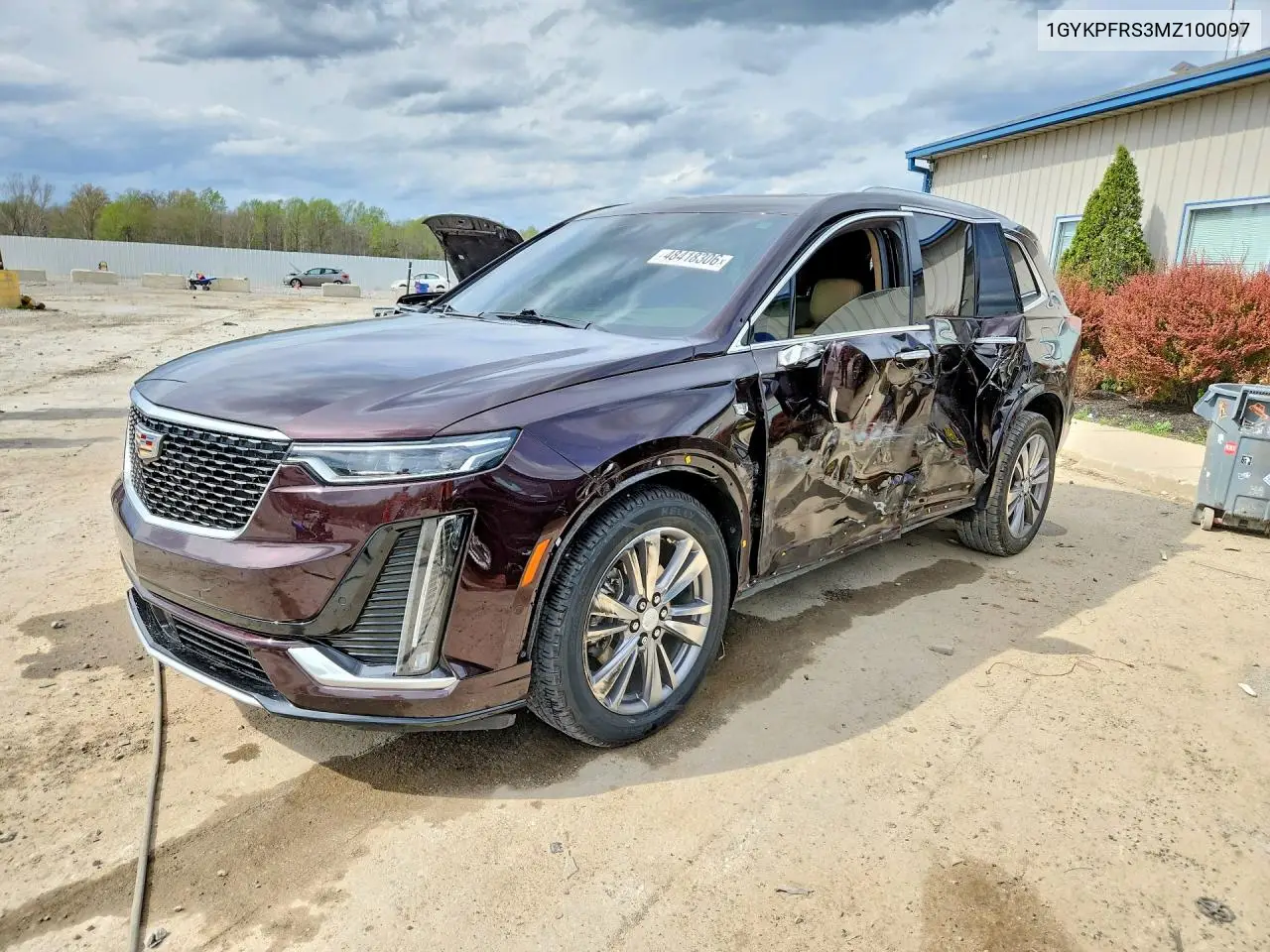 2021 Cadillac Xt6 Platinum Premium Luxury VIN: 1GYKPFRS3MZ100097 Lot: 48418306