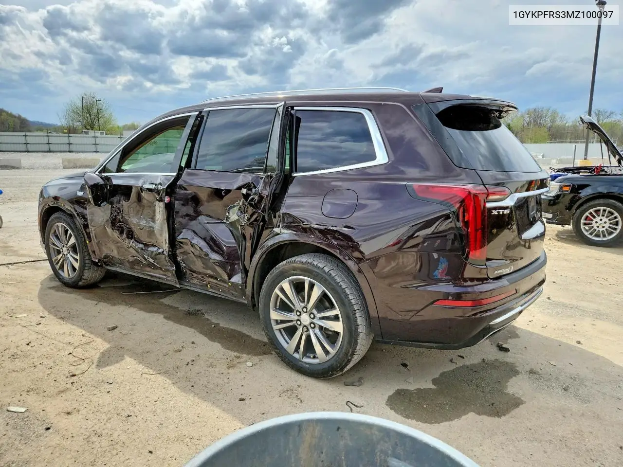 2021 Cadillac Xt6 Platinum Premium Luxury VIN: 1GYKPFRS3MZ100097 Lot: 48418306