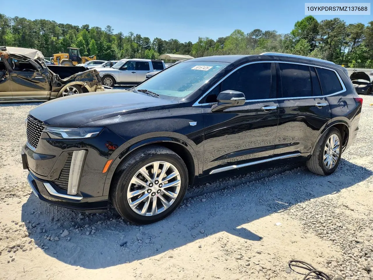2021 Cadillac Xt6 Premium Luxury VIN: 1GYKPDRS7MZ137688 Lot: 50167426