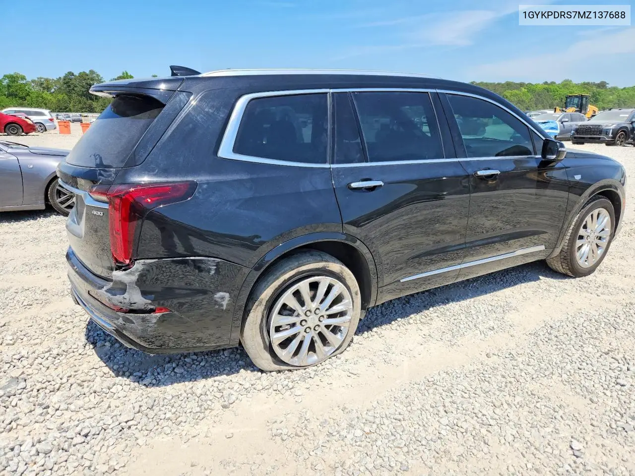 2021 Cadillac Xt6 Premium Luxury VIN: 1GYKPDRS7MZ137688 Lot: 50167426