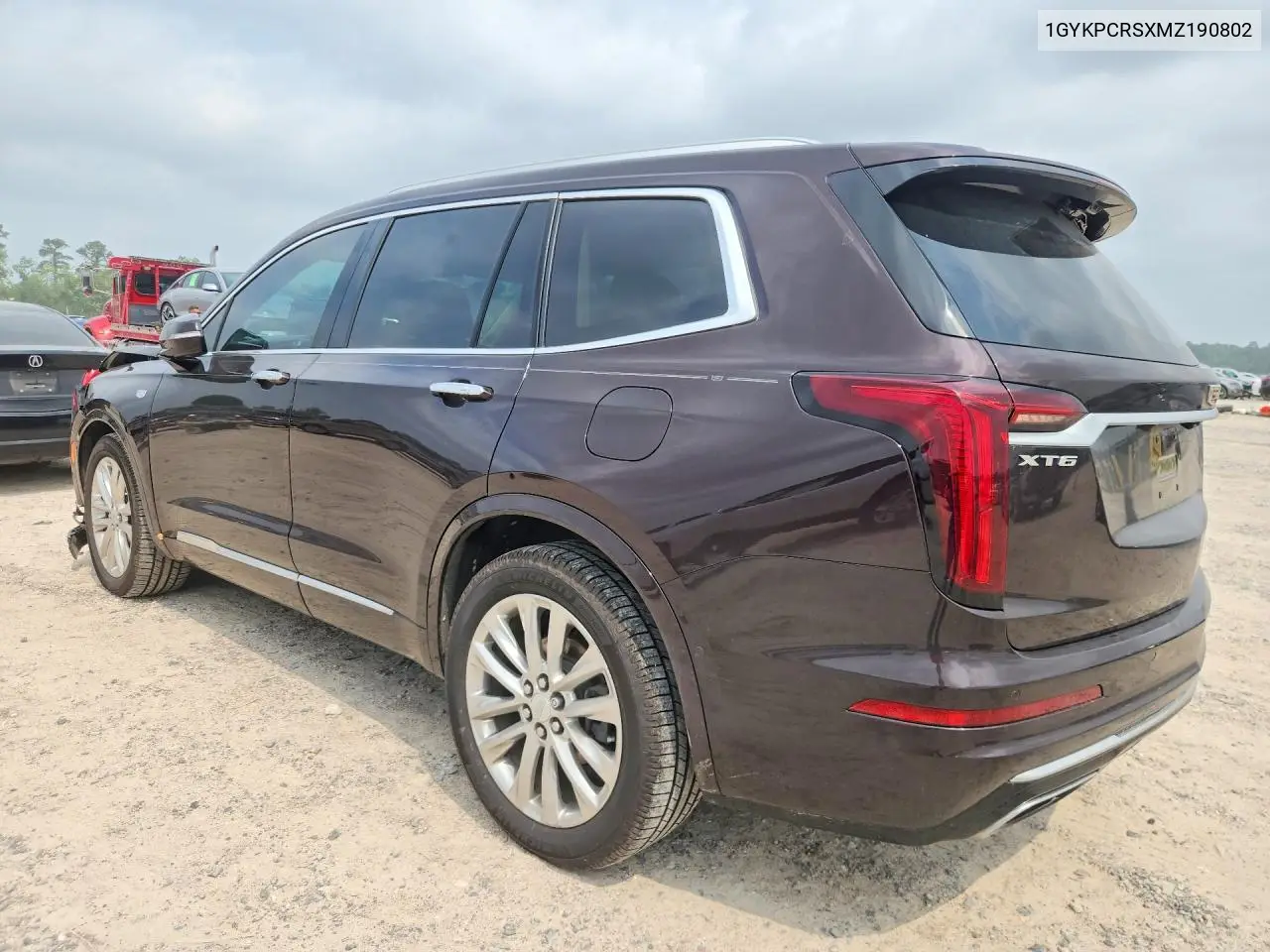 2021 Cadillac Xt6 Premium Luxury VIN: 1GYKPCRSXMZ190802 Lot: 50934146