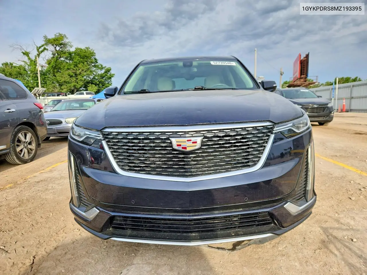 2021 Cadillac Xt6 Premium Luxury VIN: 1GYKPDRS8MZ193395 Lot: 52739546