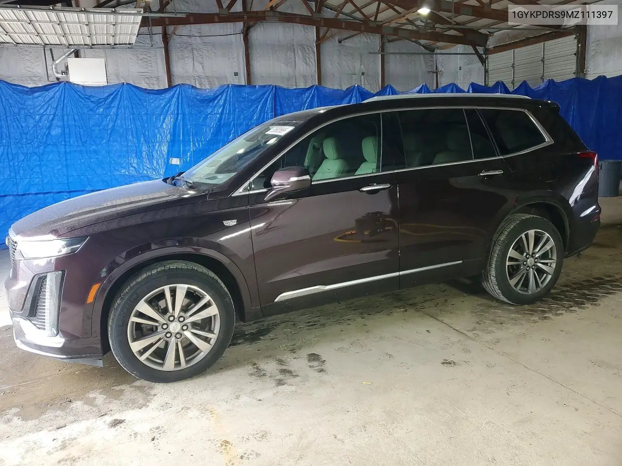 2021 Cadillac Xt6 Premium Luxury VIN: 1GYKPDRS9MZ111397 Lot: 52883666