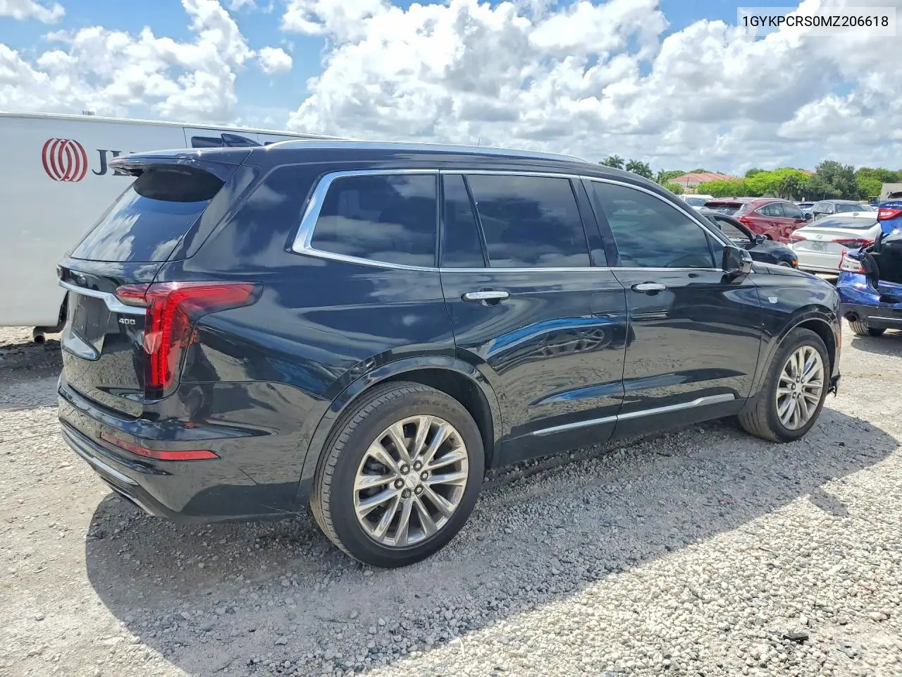 2021 Cadillac Xt6 Premium Luxury VIN: 1GYKPCRS0MZ206618 Lot: 54619776