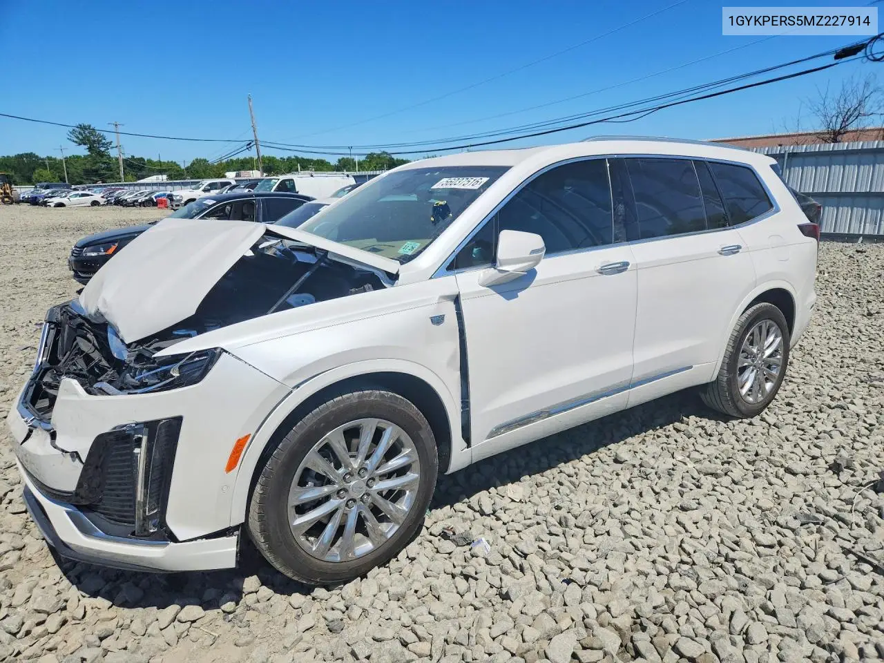 2021 Cadillac Xt6 Platinum Premium Luxury VIN: 1GYKPERS5MZ227914 Lot: 56037516