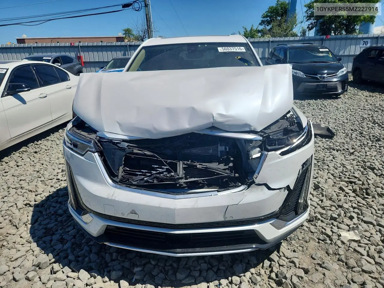 2021 Cadillac Xt6 Platinum Premium Luxury VIN: 1GYKPERS5MZ227914 Lot: 56037516