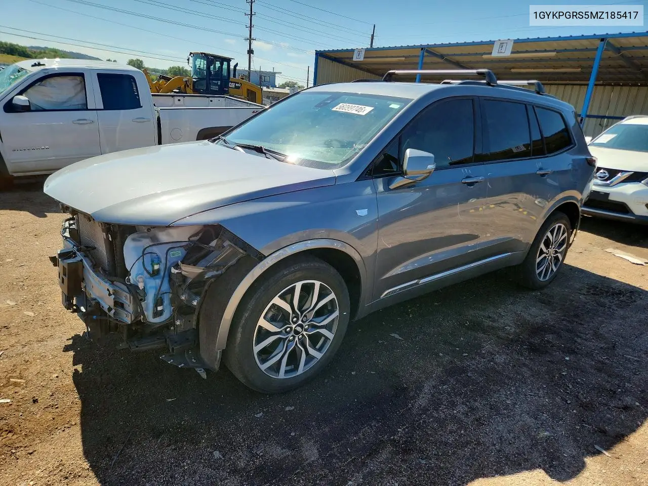 2021 Cadillac Xt6 Sport VIN: 1GYKPGRS5MZ185417 Lot: 56099746