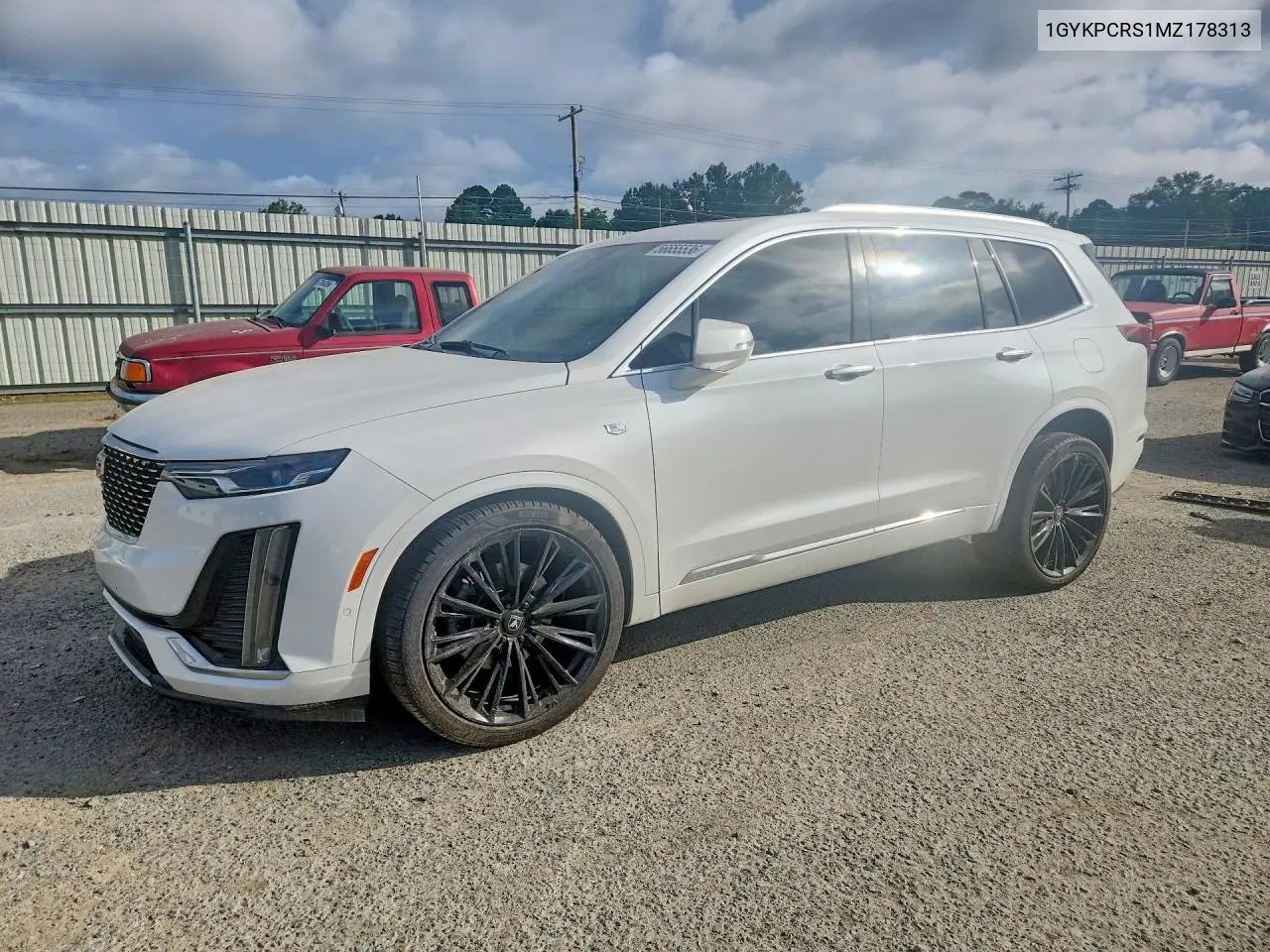 2021 Cadillac Xt6 Premium Luxury VIN: 1GYKPCRS1MZ178313 Lot: 56655536