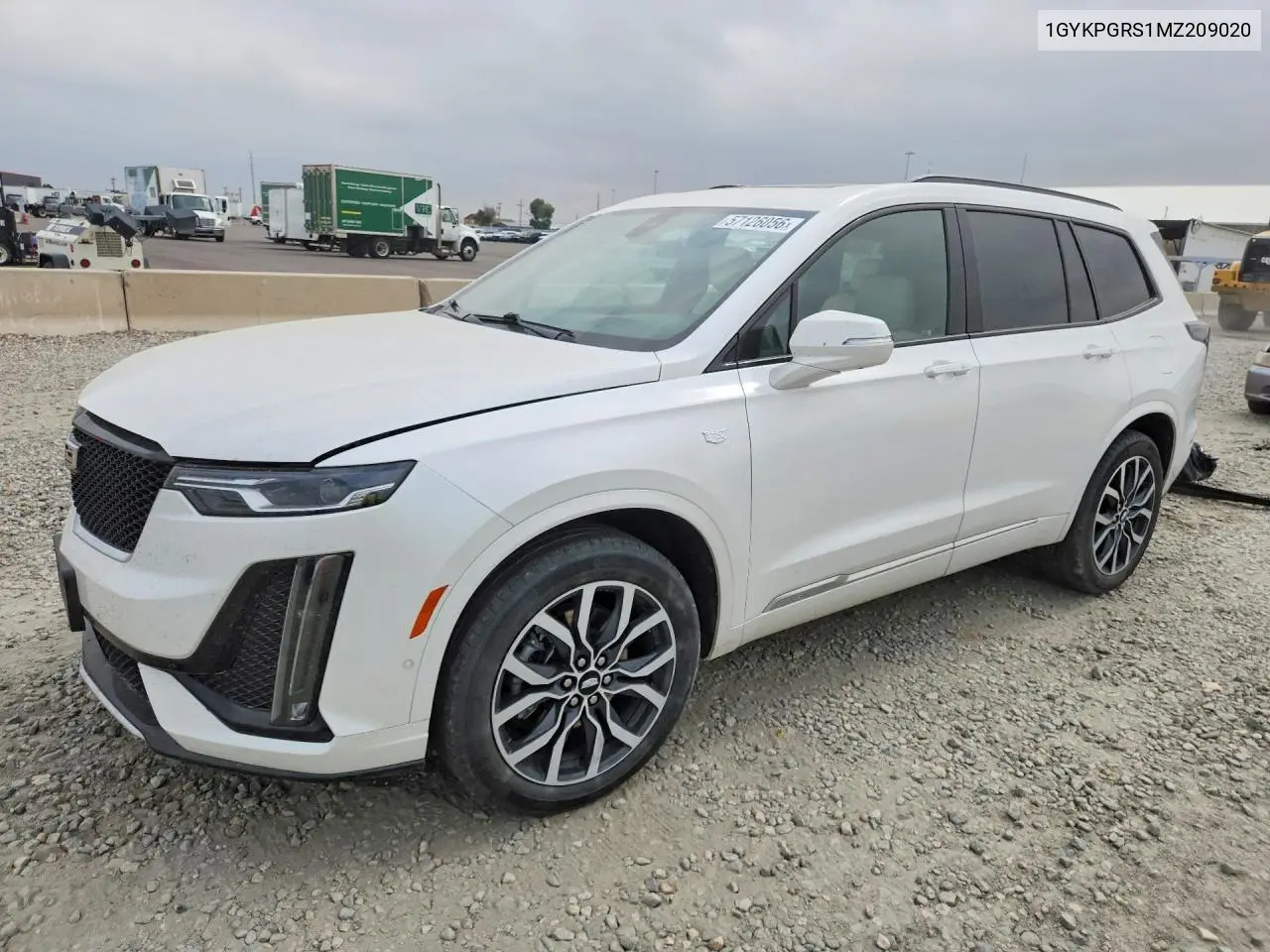 2021 Cadillac Xt6 Sport VIN: 1GYKPGRS1MZ209020 Lot: 57126056