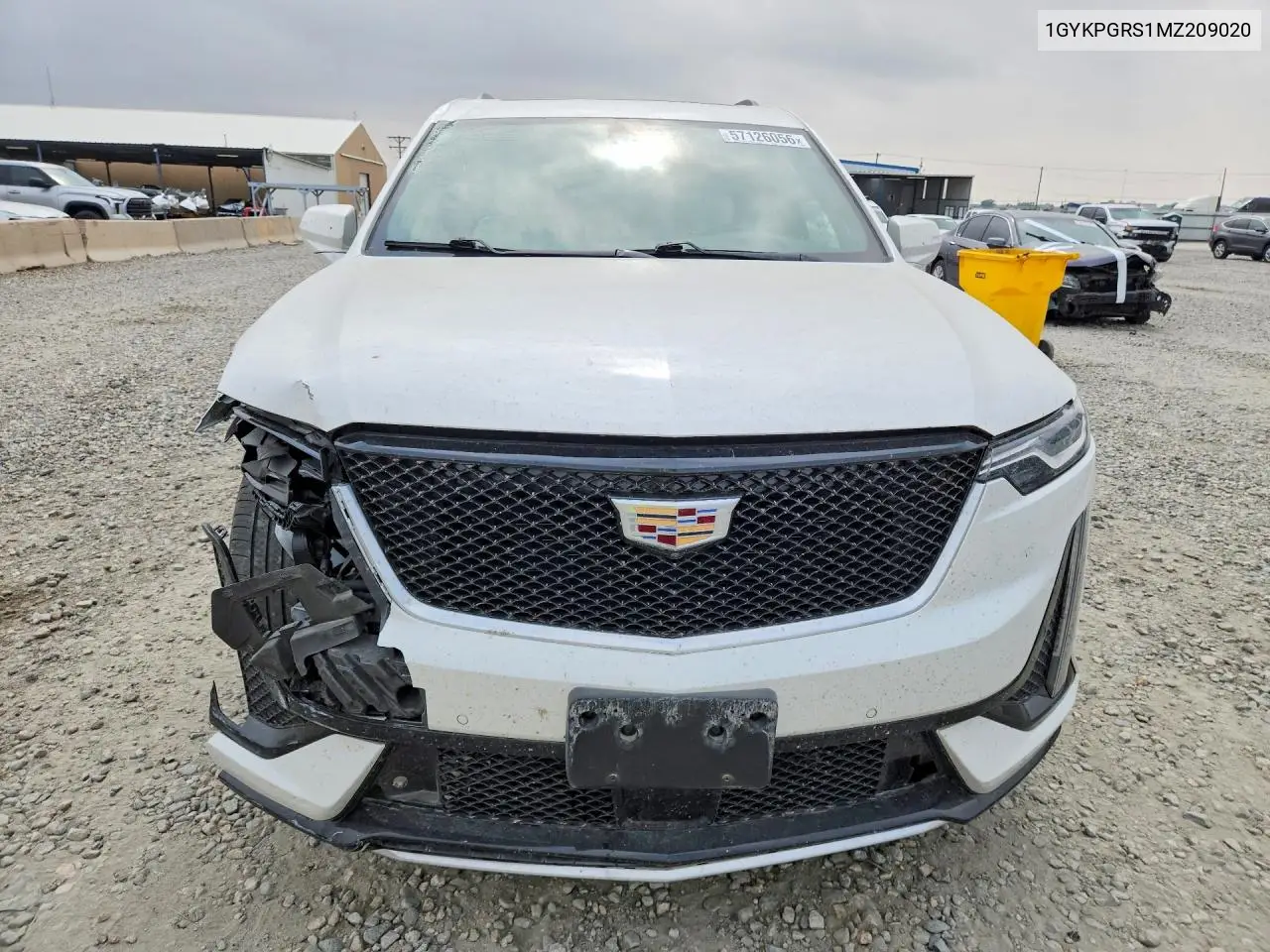 2021 Cadillac Xt6 Sport VIN: 1GYKPGRS1MZ209020 Lot: 57126056