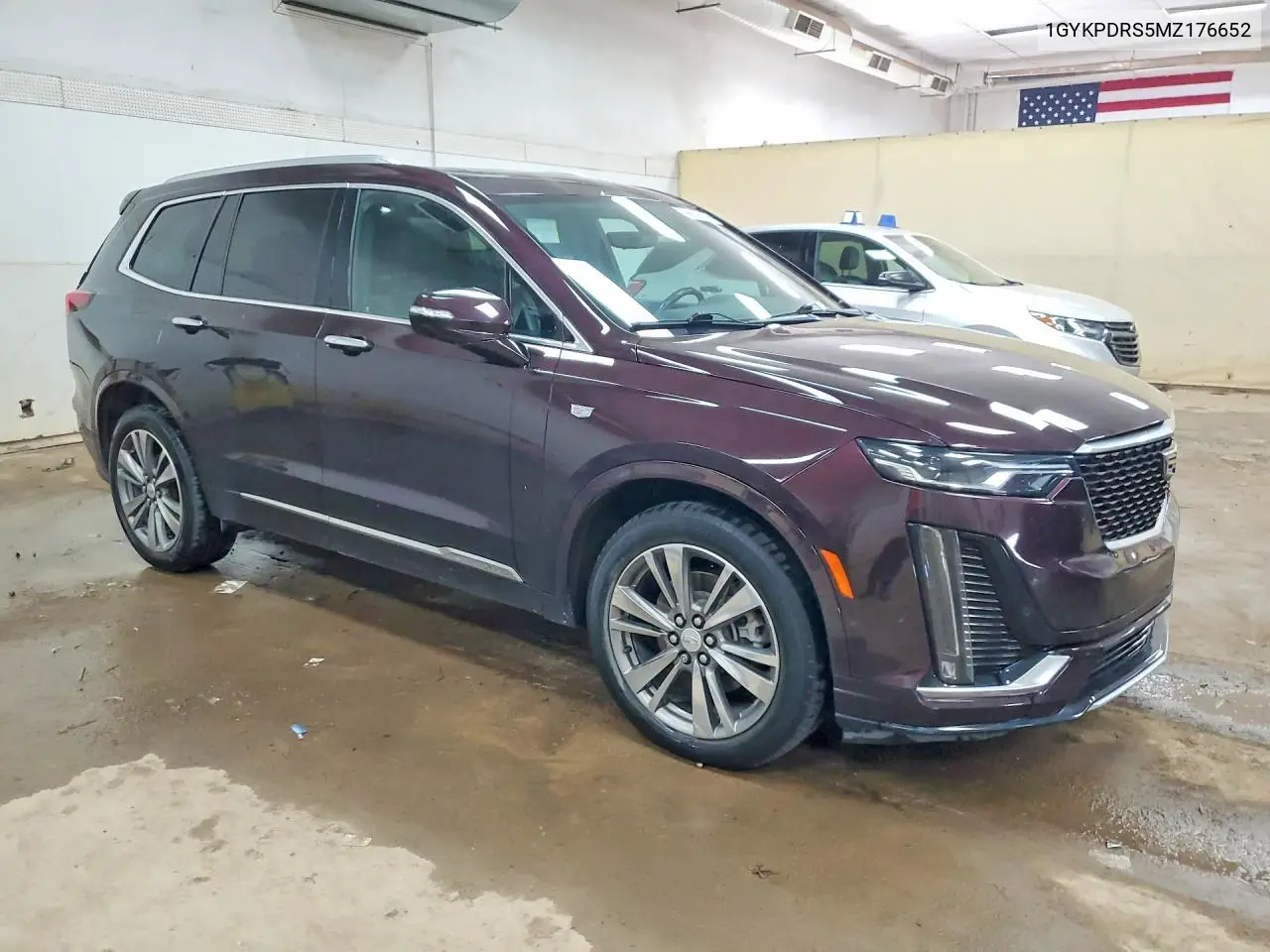 2021 Cadillac Xt6 Premium Luxury VIN: 1GYKPDRS5MZ176652 Lot: 58816166