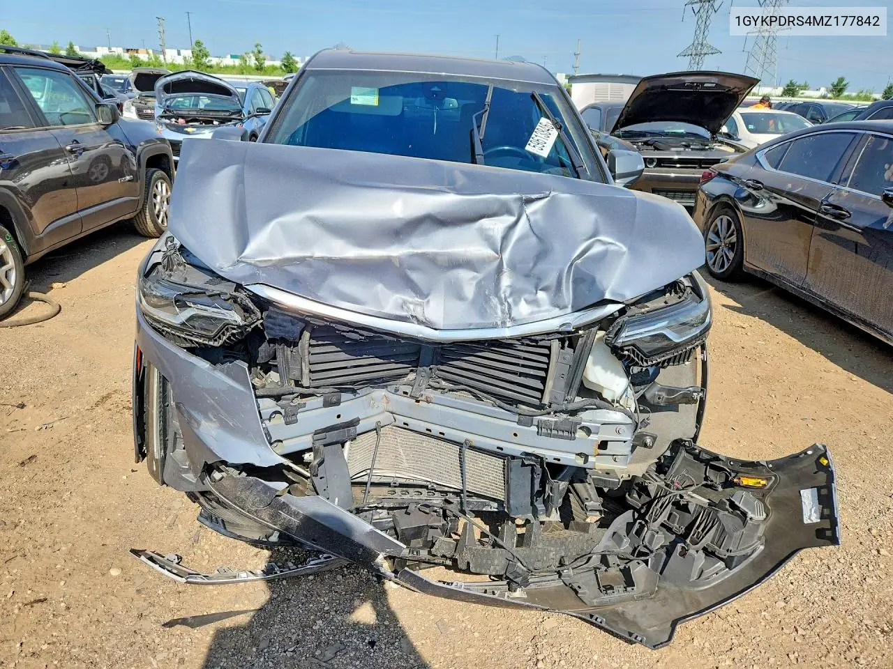2021 Cadillac Xt6 Premium Luxury VIN: 1GYKPDRS4MZ177842 Lot: 59613846