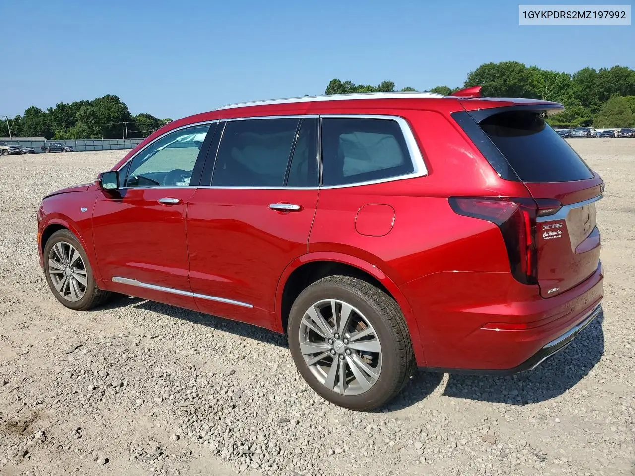 2021 Cadillac Xt6 Premium Luxury VIN: 1GYKPDRS2MZ197992 Lot: 59692036