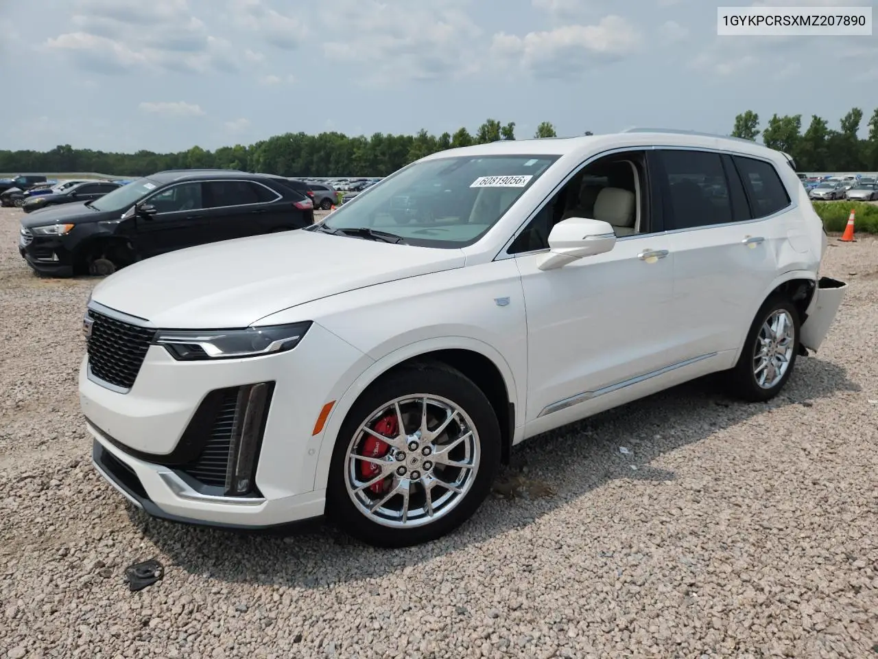 2021 Cadillac Xt6 Premium Luxury VIN: 1GYKPCRSXMZ207890 Lot: 60819056