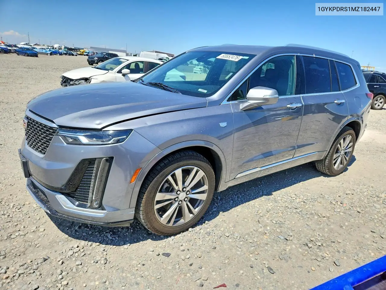 2021 Cadillac Xt6 Premium Luxury VIN: 1GYKPDRS1MZ182447 Lot: 60852476