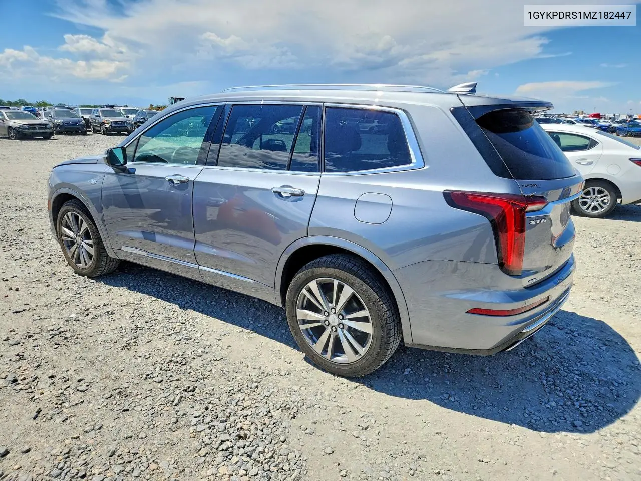 2021 Cadillac Xt6 Premium Luxury VIN: 1GYKPDRS1MZ182447 Lot: 60852476