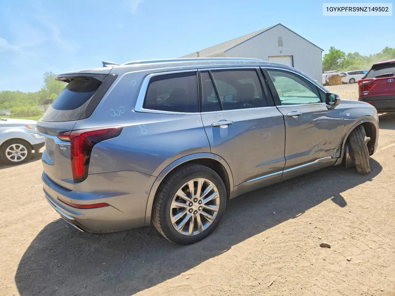 2022 Cadillac Xt6 Platinum Premium Luxury VIN: 1GYKPFRS9NZ149502 Lot: 55125286
