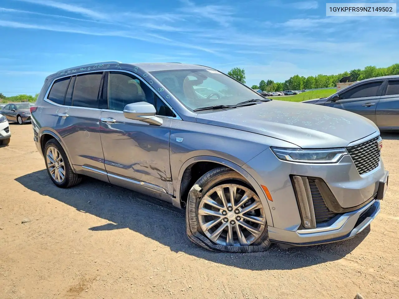 2022 Cadillac Xt6 Platinum Premium Luxury VIN: 1GYKPFRS9NZ149502 Lot: 55125286