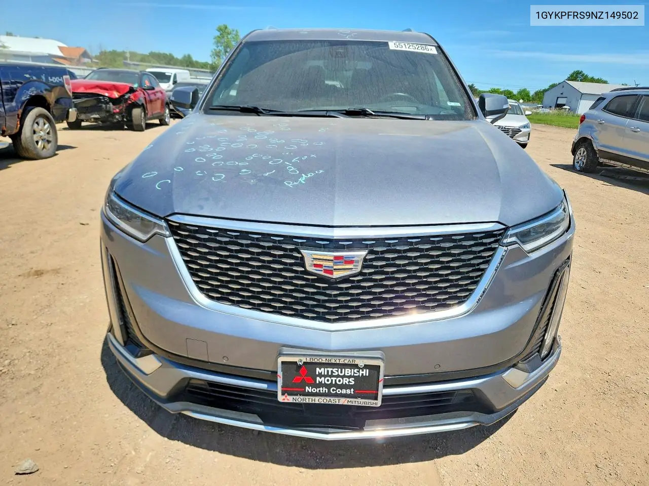2022 Cadillac Xt6 Platinum Premium Luxury VIN: 1GYKPFRS9NZ149502 Lot: 55125286