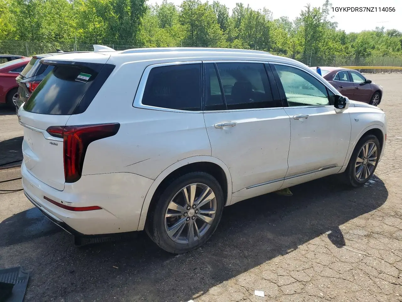 2022 Cadi Xt6 Premiu VIN: 1GYKPDRS7NZ114056 Lot: 55569416