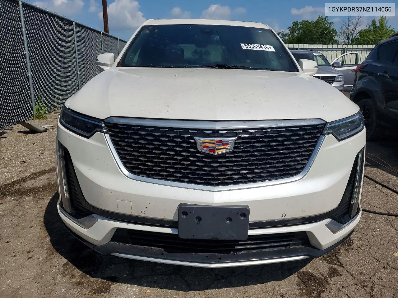 2022 Cadi Xt6 Premiu VIN: 1GYKPDRS7NZ114056 Lot: 55569416
