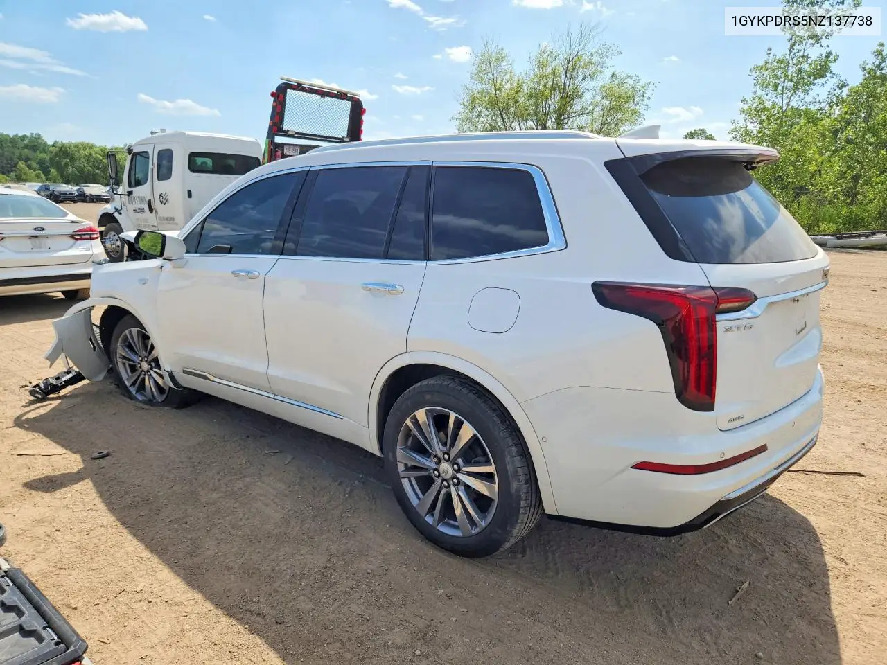 2022 Cadillac Xt6 Premium Luxury VIN: 1GYKPDRS5NZ137738 Lot: 55926636