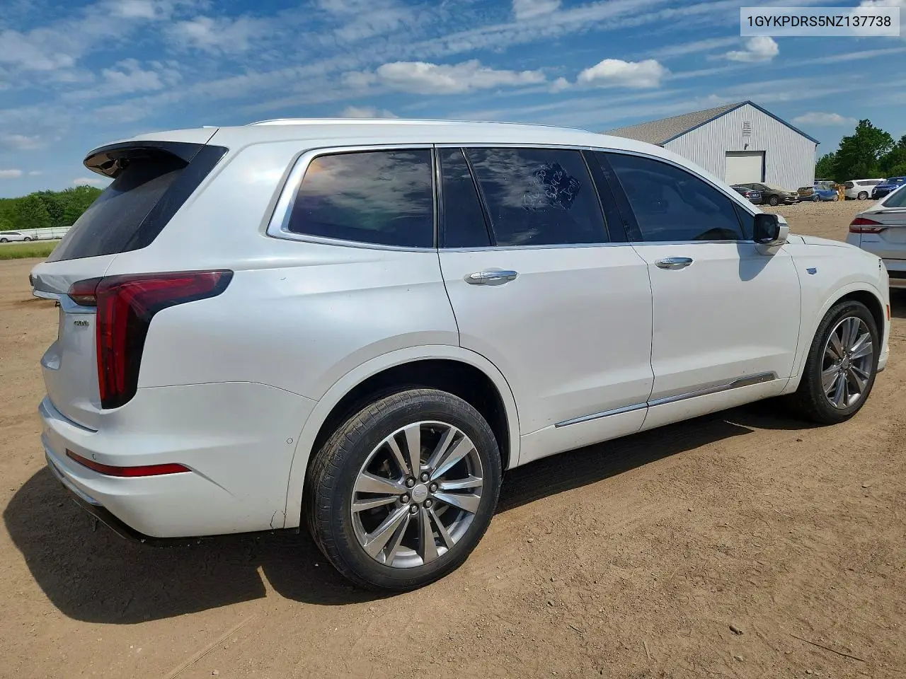2022 Cadillac Xt6 Premium Luxury VIN: 1GYKPDRS5NZ137738 Lot: 55926636