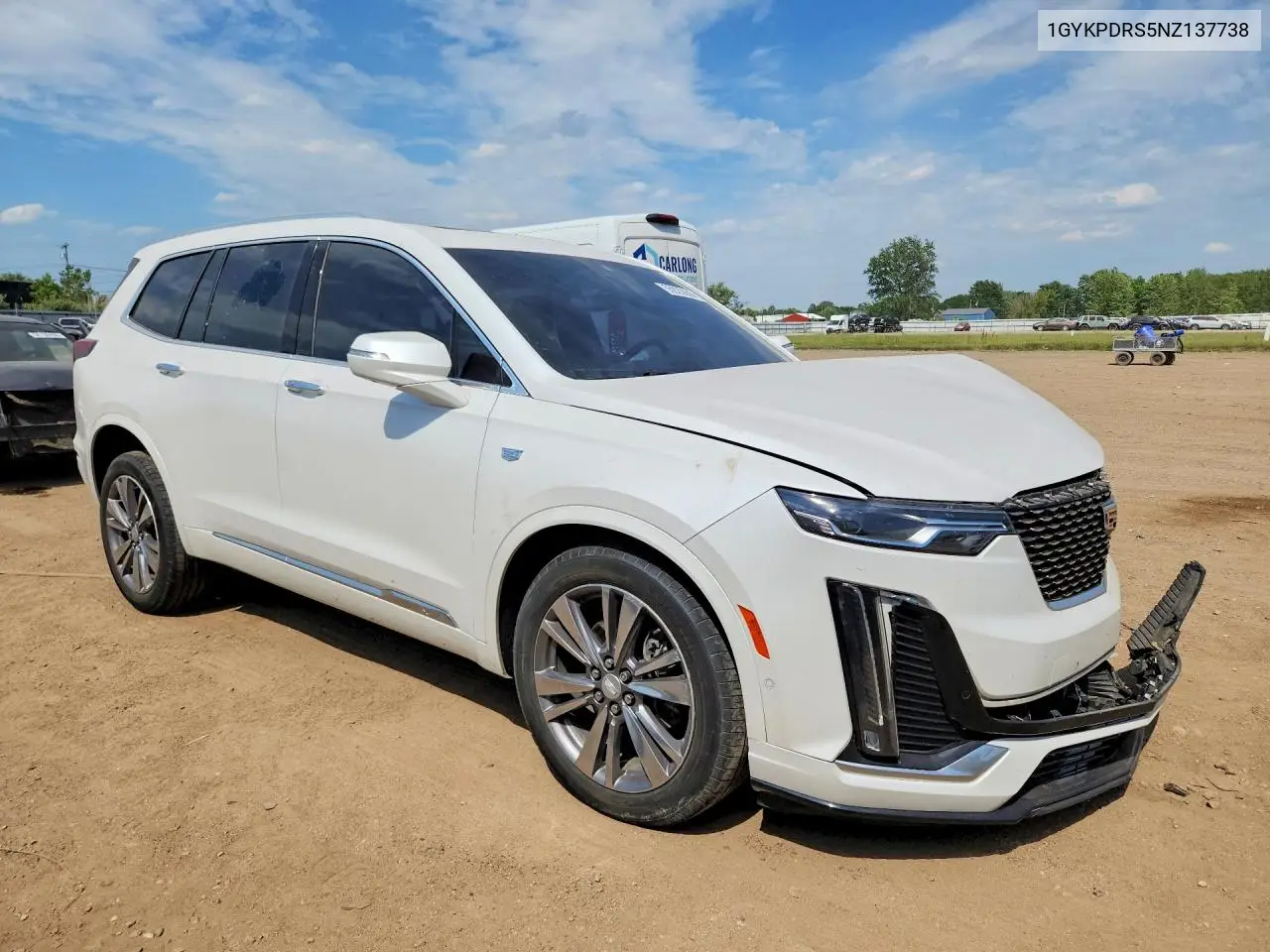 2022 Cadillac Xt6 Premium Luxury VIN: 1GYKPDRS5NZ137738 Lot: 55926636