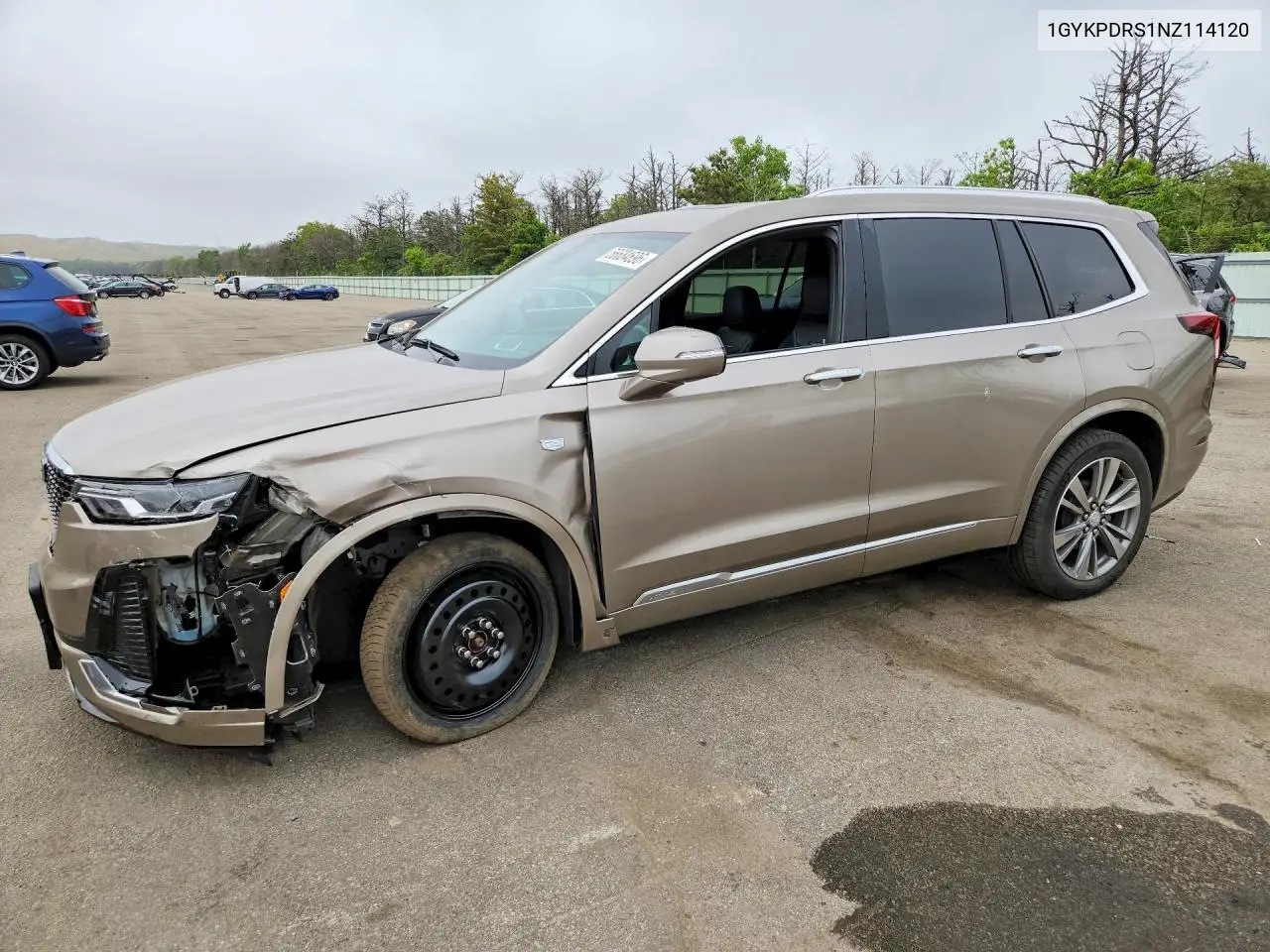 2022 Cadillac Xt6 Premium Luxury VIN: 1GYKPDRS1NZ114120 Lot: 56684696